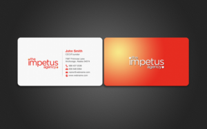 Business Card Design by chandrayaan.creative for The Impetus Agency | Design: #7017611