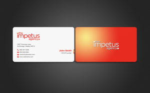 Business Card Design by chandrayaan.creative for The Impetus Agency | Design: #7017612