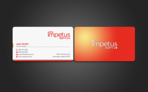 Business Card Design by chandrayaan.creative for The Impetus Agency | Design: #7017613