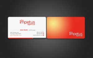 Business Card Design by chandrayaan.creative for The Impetus Agency | Design: #7017614