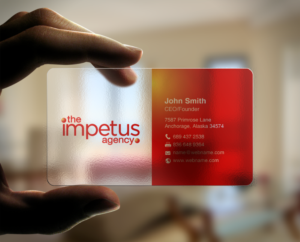 Business Card Design by chandrayaan.creative for The Impetus Agency | Design: #7017615