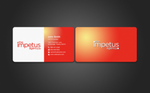 Business Card Design by chandrayaan.creative for The Impetus Agency | Design: #7017616