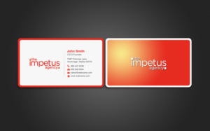 Business Card Design by chandrayaan.creative for The Impetus Agency | Design: #7017618