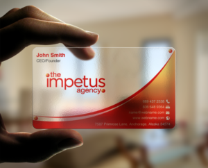 Design de Carte de Visite par chandrayaan.creative pour The Impetus Agency | Design : #7017621