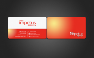 Design de Carte de Visite par chandrayaan.creative pour The Impetus Agency | Design : #7017623