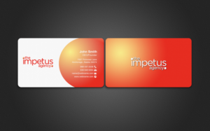 Business Card Design by chandrayaan.creative for The Impetus Agency | Design: #7025135