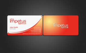 Design de Carte de Visite par chandrayaan.creative pour The Impetus Agency | Design : #7027046