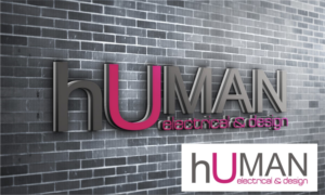 Logo Design by BRAVOart for Human Electrical & Design | Design #7200161