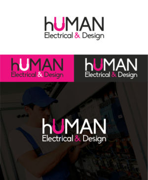 Logo Design by Logo Xtudio for Human Electrical & Design | Design: #7173228