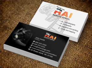 Business Card Design by Pixi Dust for Remote Aerial Imagery | Design: #7030605