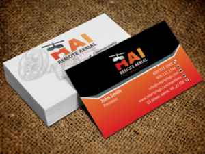 Business Card Design by Pixi Dust for Remote Aerial Imagery | Design: #7030608
