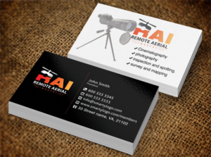 Business Card Design by Pixi Dust for Remote Aerial Imagery | Design: #7030609