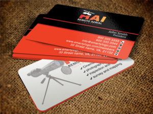 Business Card Design by Pixi Dust for Remote Aerial Imagery | Design: #7030618