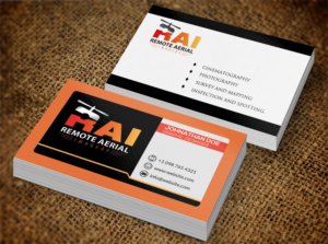 Business Card Design by Pixi Dust for Remote Aerial Imagery | Design: #7030622