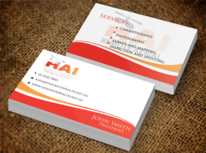 Business Card Design by Pixi Dust for Remote Aerial Imagery | Design: #7030628