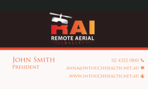 Business Card Design by Pixi Dust for Remote Aerial Imagery | Design: #7030630