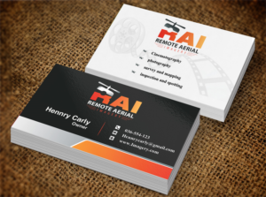 Business Card Design by Pixi Dust for Remote Aerial Imagery | Design: #7030637