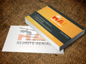 Business Card Design by Pixi Dust for Remote Aerial Imagery | Design: #7030645