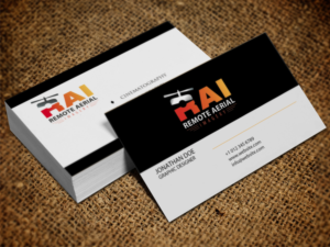 Business Card Design by Pixi Dust for Remote Aerial Imagery | Design: #7030646