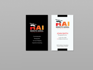 Business Card Design by Creations Box 2015 for Remote Aerial Imagery | Design: #7031392
