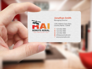 Business Card Design by Creations Box 2015 for Remote Aerial Imagery | Design: #7031454