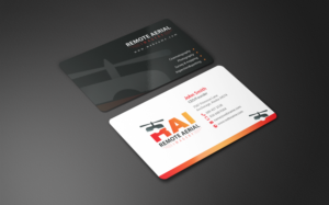 Business Card Design by chandrayaan.creative for Remote Aerial Imagery | Design: #7029917