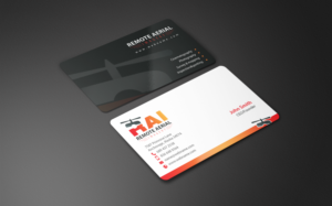 Business Card Design by chandrayaan.creative for Remote Aerial Imagery | Design: #7029918
