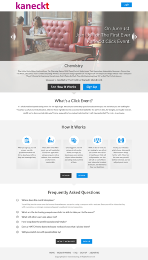 Improvements to a dating website design | Web Design by Sbss