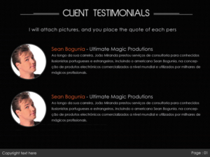 PowerPoint Design by Best Design Hub for Oporto Magic, Lda | Design: #7065837