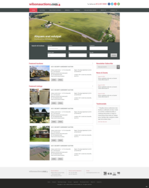 Web Design by pb for AuctionServices.com, Inc. | Design: #7046991