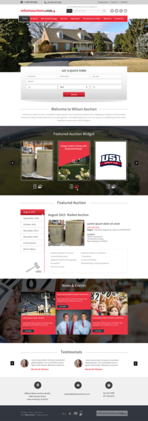 Web Design by debdesign for AuctionServices.com, Inc. | Design: #7038817