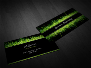 Landscaping business card  | Business Card Design by Cyanide Design