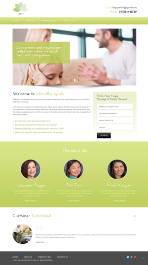 Web Design par pb pour Kenneth Riggio | Design : #7033941