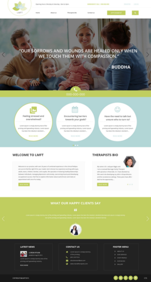 Web Design par pb pour Kenneth Riggio | Design : #7033943