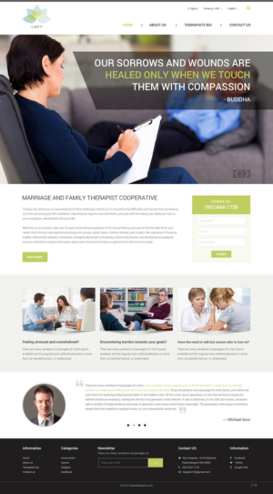 Web Design par pb pour Kenneth Riggio | Design : #7033952