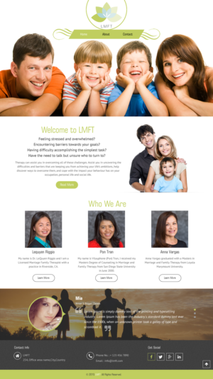 Web Design par rightway pour Kenneth Riggio | Design : #7028257