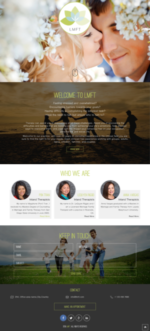 Web Design par rightway pour Kenneth Riggio | Design : #7028293