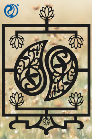 Pattern Design for Metal Gate - Paisley & Lotus | Illustration-Design von rdesign12