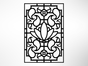 Pattern Design for Metal Gate - Paisley & Lotus