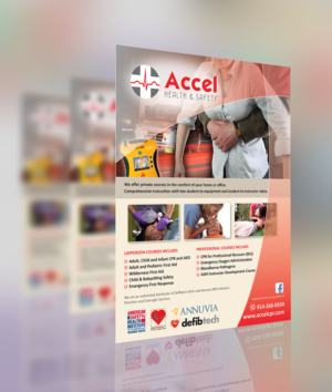 Flyer Design by alex989 for Accel Health & Safety | Design: #7023929