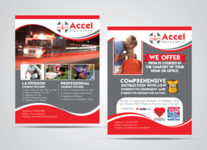 Flyer Design by shakar for Accel Health & Safety | Design #7025235