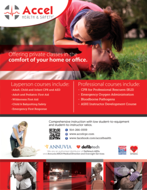 Flyer Design by alessandroevge for Accel Health & Safety | Design: #7055812