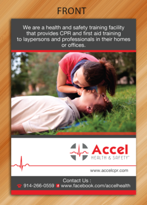 Flyer Design by Sarmishtha Chattopadhyay_loginchange for Accel Health & Safety | Design: #7036775