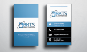 Business Card Design by Sasa Slijepcevic for BKTS Electronics | Design #7021824