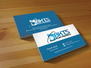 Business Card Design by Creations Box 2015 for BKTS Electronics | Design: #7030088