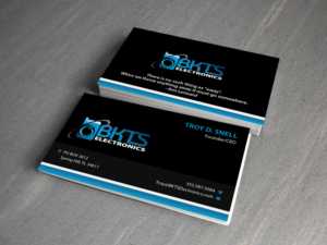 Business Card Design by Creations Box 2015 for BKTS Electronics | Design: #7030104