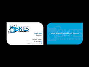 Business Card Design by Creations Box 2015 for BKTS Electronics | Design: #7030115