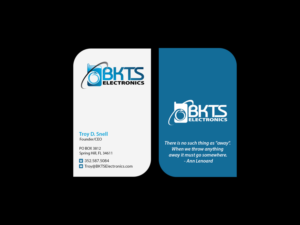 Business Card Design by Creations Box 2015 for BKTS Electronics | Design: #7030117