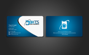 Business Card Design by chandrayaan.creative for BKTS Electronics | Design: #7027442