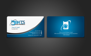 Business Card Design by chandrayaan.creative for BKTS Electronics | Design: #7027443